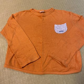 ブリーズ(BREEZE)のエフオーキッズ⭐︎さんま刺繍ポケット長袖Tシャツ140cm ジャンクストア(Tシャツ/カットソー)