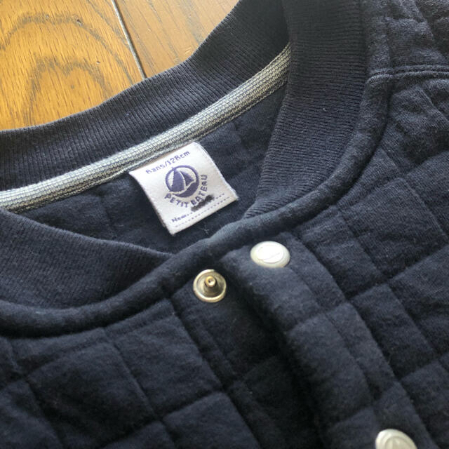 PETIT BATEAU(プチバトー)の【専用】PETIT BATEAUガールズコットンキルティングジャケット　8ans キッズ/ベビー/マタニティのキッズ服女の子用(90cm~)(カーディガン)の商品写真