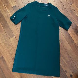 フレッドペリー(FRED PERRY)の最終お値下げ☆FRED PERRY フレッドペリー ワンピース グリーン 緑(ひざ丈ワンピース)