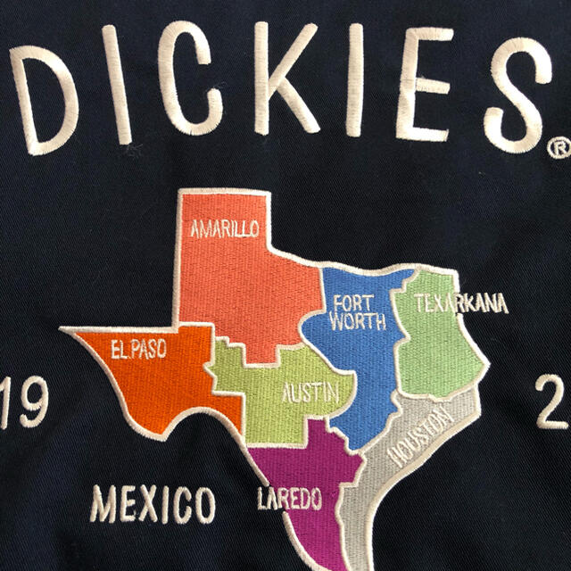 Dickies(ディッキーズ)の古着　ディッキーズ　背中の刺繍がオシャレ　フルジップブルゾン◇M-0184 メンズのジャケット/アウター(ブルゾン)の商品写真