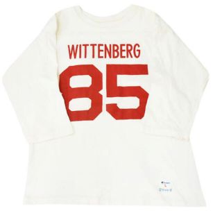 チャンピオン(Champion)の80's チャンピオン　''WITTENBERG''　フットボールTシャツ(Tシャツ/カットソー(七分/長袖))