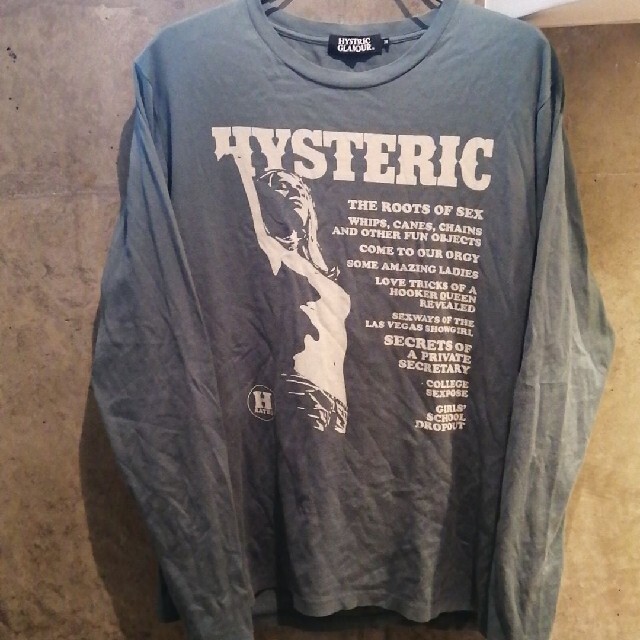 HYSTERIC GLAMOUR(ヒステリックグラマー)の【ガールフォト】ヒステリックグラマーロンT  ウエステッドユース　fr2　GDC メンズのトップス(Tシャツ/カットソー(七分/長袖))の商品写真