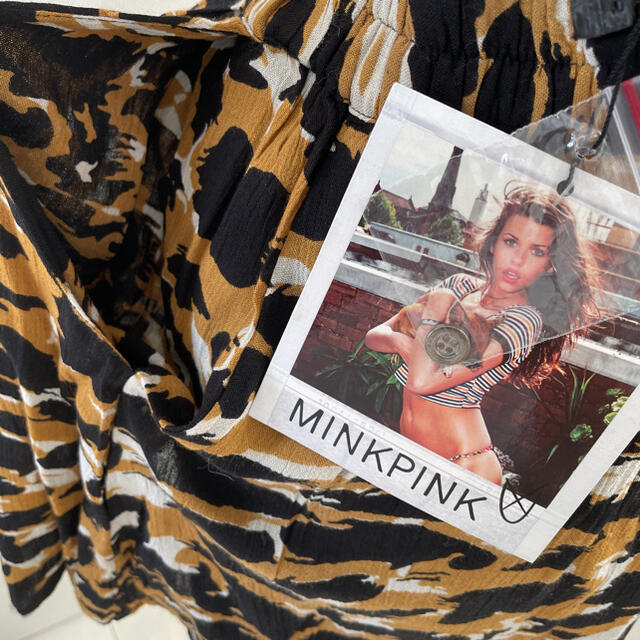 【未使用品タグ付き】MINKPINK レオパード柄デザインスカート 5