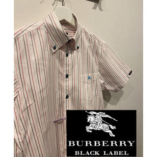 バーバリーブラックレーベル(BURBERRY BLACK LABEL)のよしぬ様専用　バーバリーブラックレーベル　半袖ドレスシャツ　サイズM(シャツ)