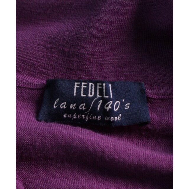 FEDELI フェデーリ ニット・セーター 48(L位) 紫