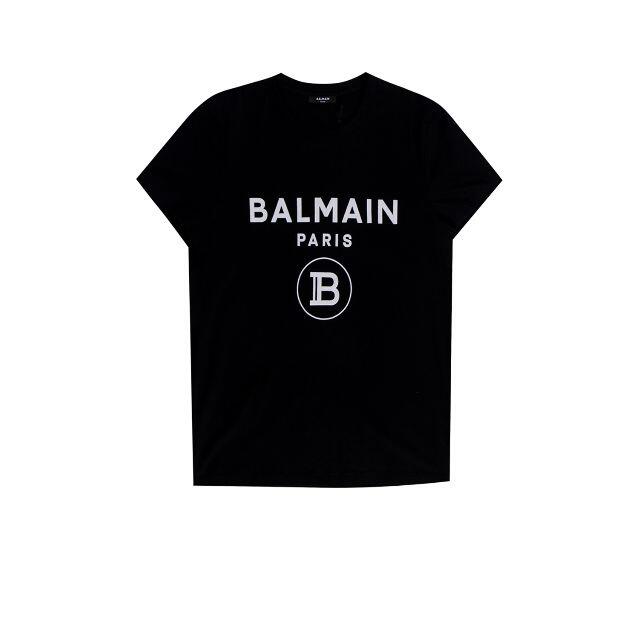 BALMAIN(バルマン)の新品未使用 ◆BALMAIN◆ブラックコットン Tシャツ M メンズのトップス(Tシャツ/カットソー(半袖/袖なし))の商品写真