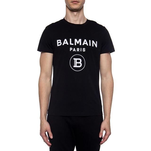 BALMAIN(バルマン)の新品未使用 ◆BALMAIN◆ブラックコットン Tシャツ M メンズのトップス(Tシャツ/カットソー(半袖/袖なし))の商品写真