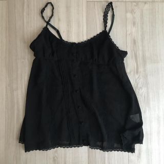 マウジー(moussy)のmoussy  黒キャミソールM(キャミソール)