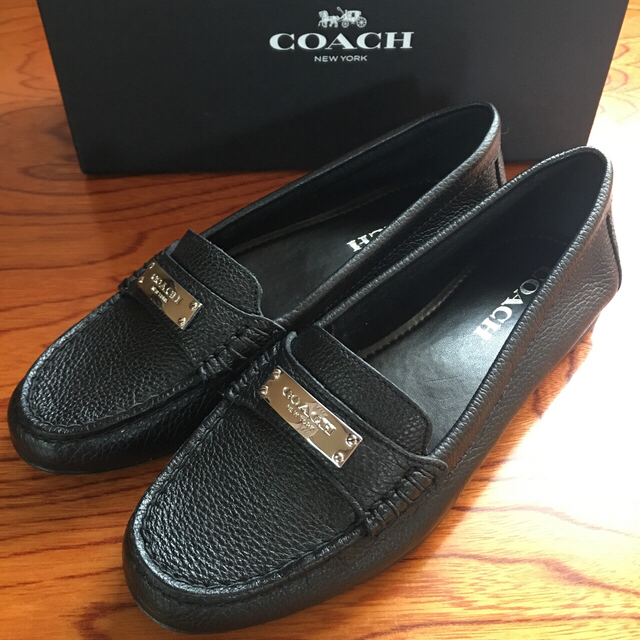 COACHレザーローファーUS 6 未使用