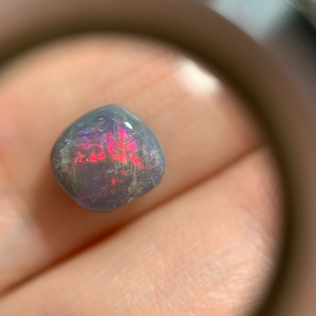 天然ブラックオパールルース1.75ct - 各種パーツ