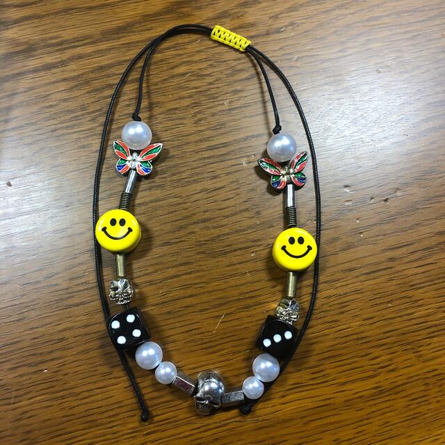 SALUTE/サルーテ *EVAE+ SMILEY PEARL NECKLACE メンズのアクセサリー(ネックレス)の商品写真