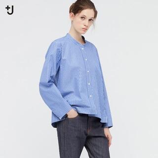 UNIQLO +J スーピマコットンストライプシャツ ジャケット（長袖）