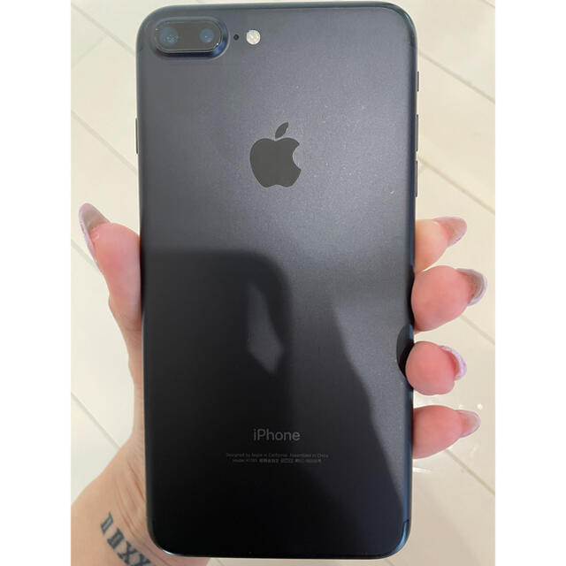 iPhone7plus black 128gb au 美品