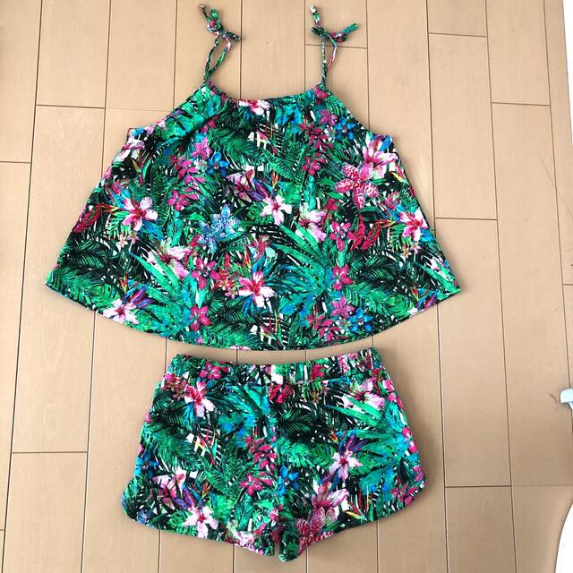 ZARA KIDS(ザラキッズ)のM-ママ様専用　ZARAGIRLS 140 セットアップ　キャミと短パン キッズ/ベビー/マタニティのキッズ服女の子用(90cm~)(Tシャツ/カットソー)の商品写真