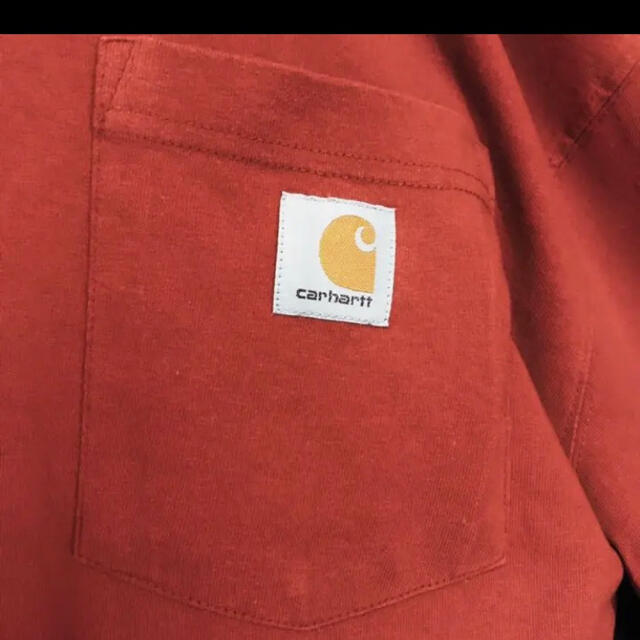 carhartt(カーハート)のカーハート ワンポイントタグ  ポケットＴシャツ ゆるだぼ ビッグサイズ メンズのトップス(Tシャツ/カットソー(半袖/袖なし))の商品写真