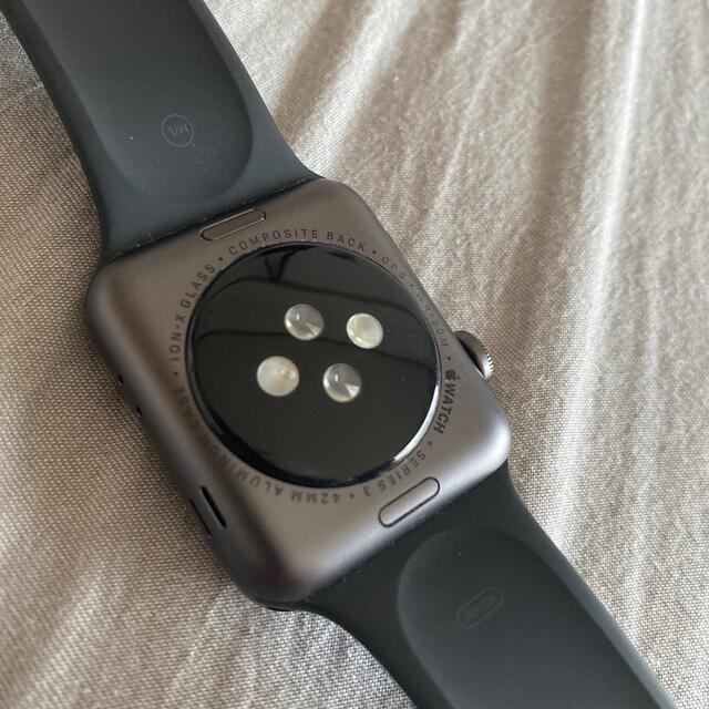 Apple Watch(アップルウォッチ)のApple Watch アップルウォッチ series3 42 スペースグレイ メンズの時計(腕時計(デジタル))の商品写真