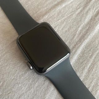 アップルウォッチ(Apple Watch)のApple Watch アップルウォッチ series3 42 スペースグレイ(腕時計(デジタル))