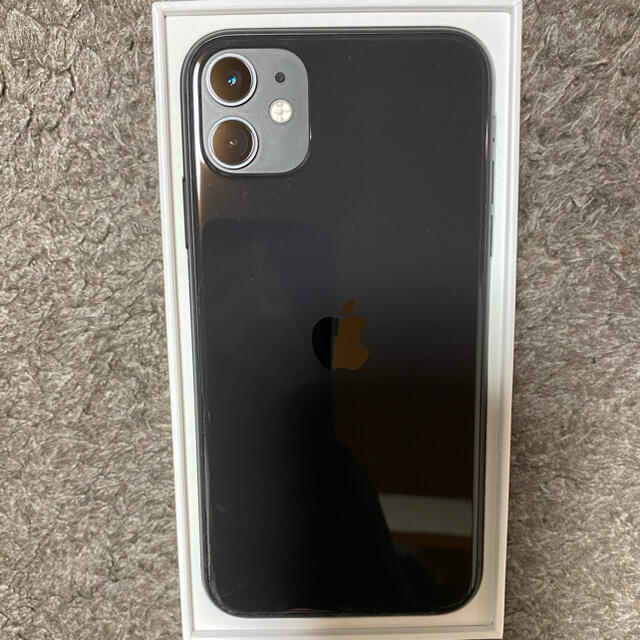 iPhone11 ブラック　256GB 専用iFaceケース付き