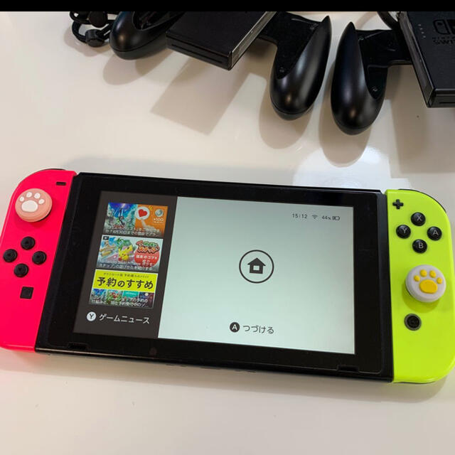 Nintendo Switch(ニンテンドースイッチ)の中古　任天堂スイッチ　本体　追加セット　スイッチ　任天堂 エンタメ/ホビーのゲームソフト/ゲーム機本体(家庭用ゲーム機本体)の商品写真