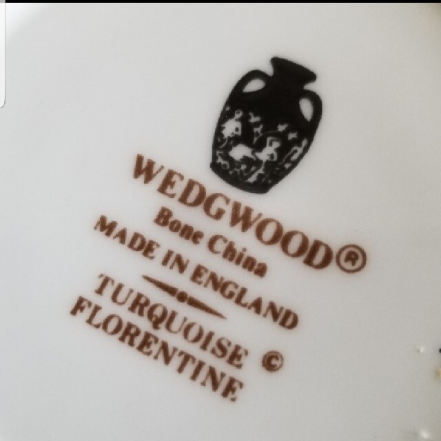 WEDGWOOD - 旧刻印/ウェッジウッド/フロレンティーンターコイズ WEDGWOOD - 旧刻印/ウェッジウッド/フロレンティーンターコイズ
