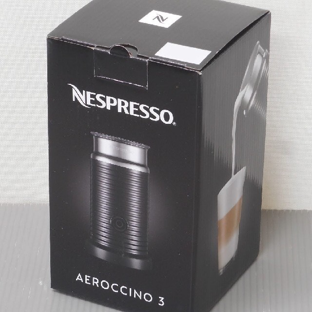 ミルク 加熱 泡立て器 ネスプレッソ エアロチーノ 3 ブラック - エスプレッソマシン