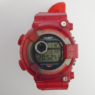 カシオ(CASIO)のカシオ フロッグマン dw8200 スケルトン レッド カスタム  (腕時計(デジタル))
