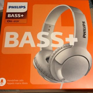 フィリップス(PHILIPS)のPHILIPSフィリップスBass+ SHL3075WTヘッドホン マイク付(ヘッドフォン/イヤフォン)