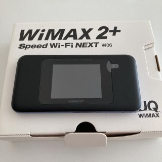 ファーウェイ(HUAWEI)のモバイルルーター WiMAX W06(その他)