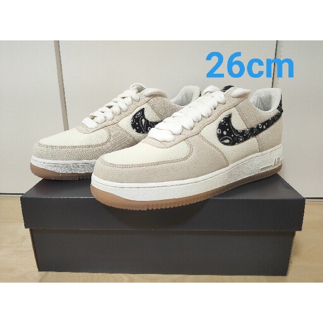 新品　NIKE エア フォース 1 ‘07 LV8　ペイズリー　バンダナ