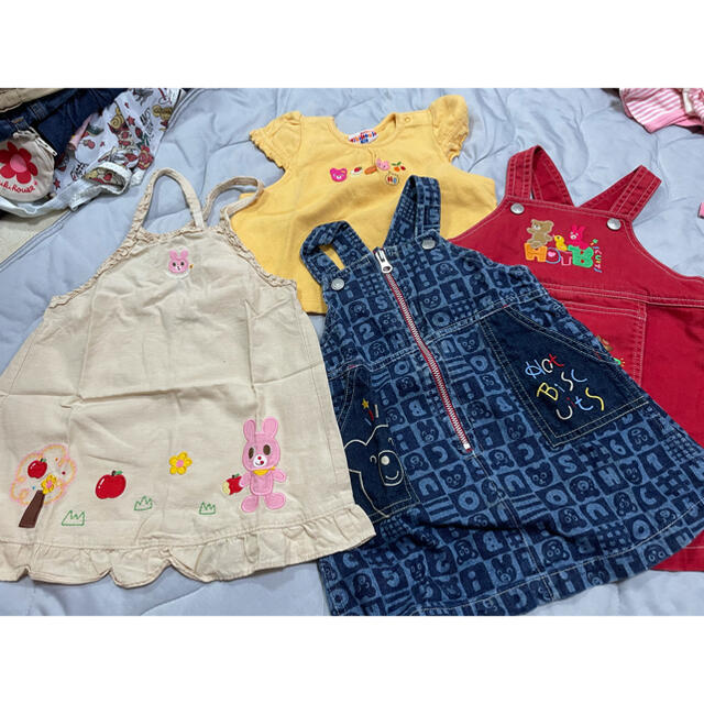 mikihouse(ミキハウス)のミキハウス4点セット キッズ/ベビー/マタニティのキッズ服女の子用(90cm~)(その他)の商品写真