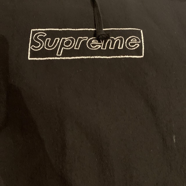 Supreme KAWS Chalk Logo シュプリーム 黒　L