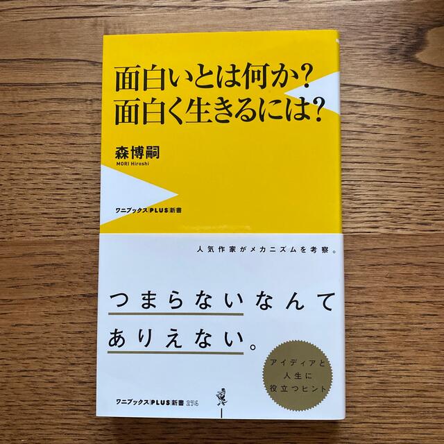 面白いとは何か？面白く生きるには？ エンタメ/ホビーの本(文学/小説)の商品写真