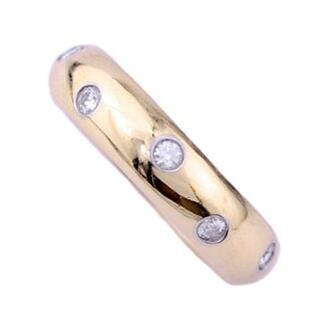 ティファニー(Tiffany & Co.)のルネ様専用　ティファニー　ドッツ　　9号　K18　YG　Pt950　リング　指輪(リング(指輪))