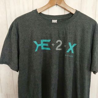 ギルタン(GILDAN)の古着 ギルダン 数式プリント ビッグシルエット Tシャツ XL グレー(Tシャツ/カットソー(半袖/袖なし))