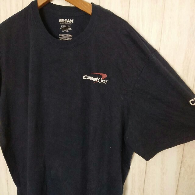 GILDAN(ギルタン)の古着 ギルダン 企業系 ビッグシルエット Tシャツ XL 濃紺 メンズのトップス(Tシャツ/カットソー(半袖/袖なし))の商品写真