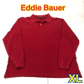 エディーバウアー(Eddie Bauer)の162 USA 古着 Eddie Bauer 長袖ポロシャツ  XL(ポロシャツ)