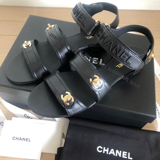 ランキング2022 CHANEL - CHANEL シャネル ターンロック フラット