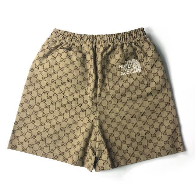 GUCCI THE NORTH FACE GG ショートパンツ(S)21026 ー品販売 www