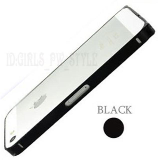 0 7mm Iphone 5s 5 Se アルミ バンパーケースカバー ブラックの通販 By Girl Power S Shop ラクマ