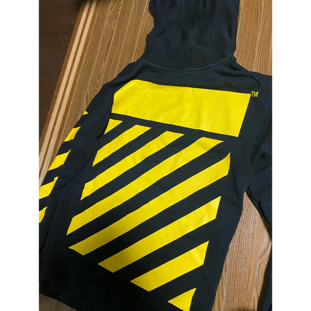 ンドタグあ︻ OFF-WHITE - 国内正規品 offwhite パーカー 黄色