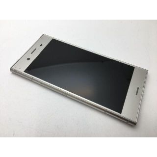 ソニー(SONY)のSIMフリー au XPERIA XZ1 SOV36 シルバー◆美品◆520(スマートフォン本体)