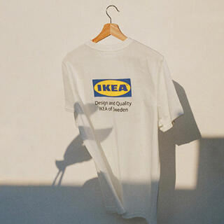 イケア(IKEA)のEFTERTRÄDA エフテルトレーダ Tシャツ, ホワイト　匿名発送(Tシャツ/カットソー(半袖/袖なし))