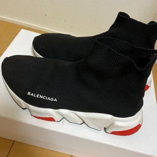 バレンシアガ(Balenciaga)のBALENCIAGA スピードトレーナー 40 赤(スニーカー)