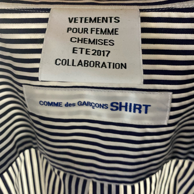 vetements COMME des GARCONS SHIRT コラボ 1