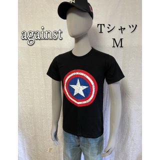 アゲインスト(AGAINST)のagainst/アゲインスト スターTシャツ サイズM(Tシャツ/カットソー(半袖/袖なし))