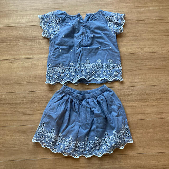 babyGAP(ベビーギャップ)のbabyGAP レース　セットアップ　90-100 3歳 キッズ/ベビー/マタニティのキッズ服女の子用(90cm~)(スカート)の商品写真