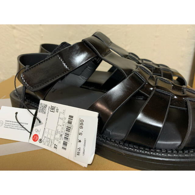ZARA フラットゲージサンダル 36