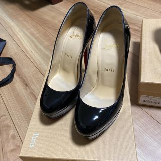 クリスチャンルブタン(Christian Louboutin)のルブタン　パンプス　エナメル　36.5 美品(ハイヒール/パンプス)