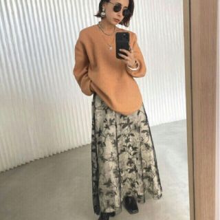 アメリヴィンテージ(Ameri VINTAGE)の『期間限定価格』「UNDRESSED MOONY LACE SKIRT」(ロングスカート)