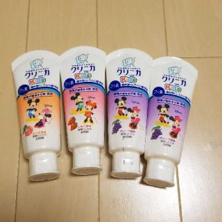 ライオン(LION)のクリニカ　キッズ　フッ素　歯みがき粉　グレープ　いちご　ピーチ(歯ブラシ/歯みがき用品)